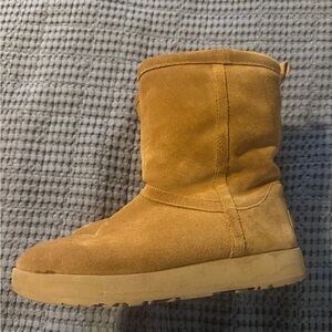 Tan Suede Ugg Boots with Vibram soles